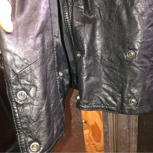Y2K Vintage Wilson Leather Coat puff 80-90s style - Picture 10 of 10
